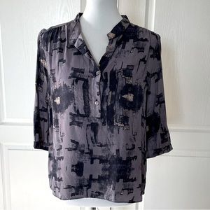 Parker Silk Popover Blouse